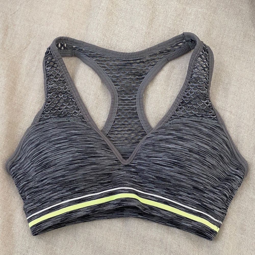 PINK Victoria's Secret Gray Sports Bra